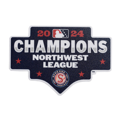 Spokane Indians 2024 Northwest League Champs Decal