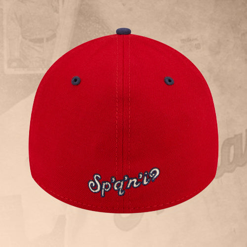 Spokane Indians 3930 Red Home Logo Cap