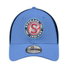 Spokane Indians New Era 39THIRTY Flex Fit Sky Blue & Navy Cap
