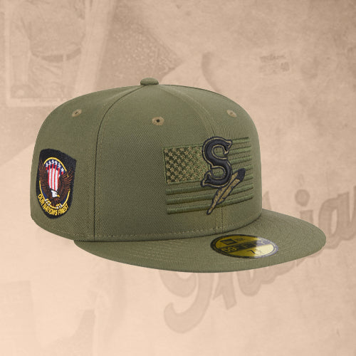 Spokane Indians 2023 59Fifty Fitted Armed Forces Cap