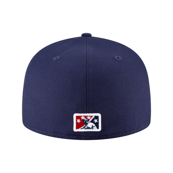 Spokane Indians New Era 59FIFTY Fitted KC Navy Cap