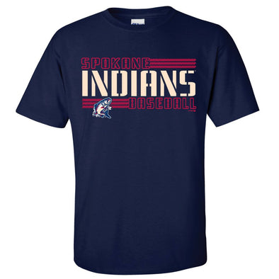 Spokane Indians Navy Bobby Redband Tee