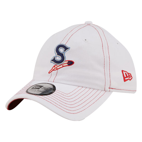 Spokane Indians Casual Classic White Adj Cap