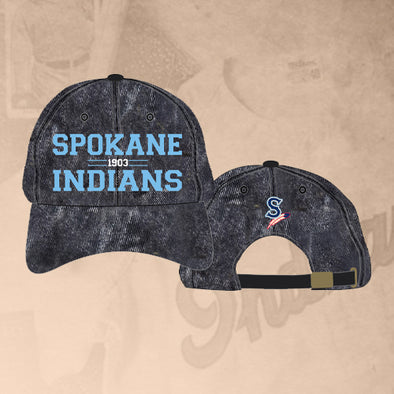 Spokane Indians Enzyme Adj Black Cap