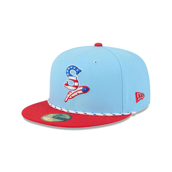 Spokane Indians New Era 59FIFTY Fitted 2025 4th of July Cap