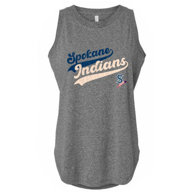 Spokane Indians Granite Heather Tank