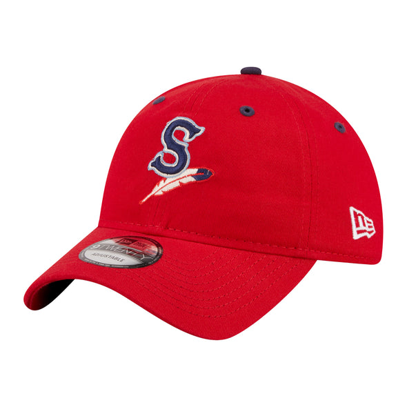 Spokane Indians New Era 9TWENTY Home Logo Red Adjustable Cap