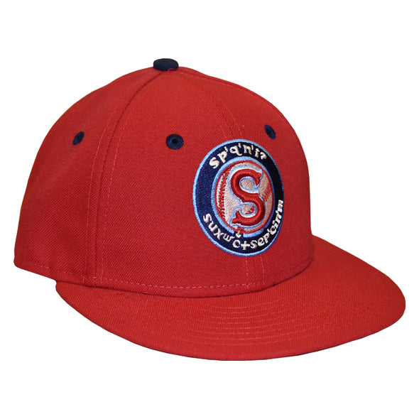 Spokane Indians New Era 59FIFTY Fitted Red Low Crown Cap