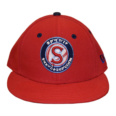 Spokane Indians New Era 59FIFTY Fitted Red Low Crown Cap