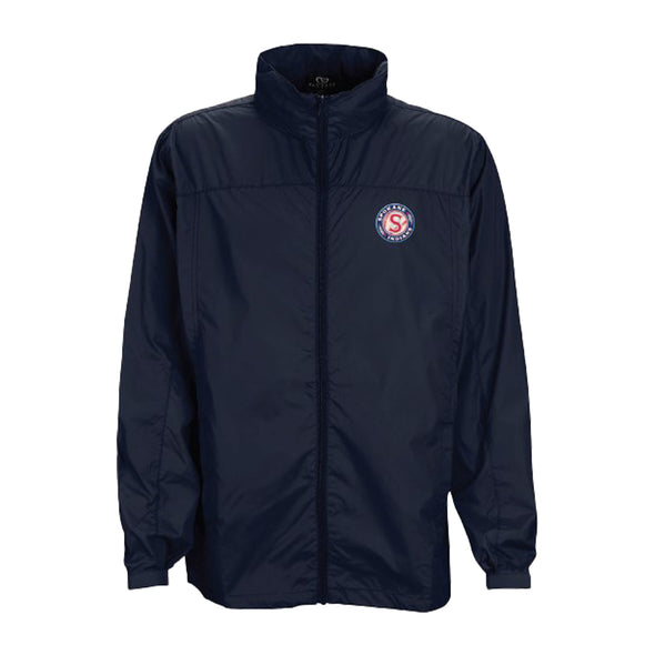 Spokane Indians Logo Navy Lightweight Hooded Jacket