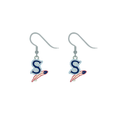 Spokane Indians Home Cap Logo Earrings