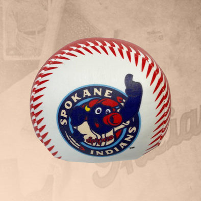 Spokane Indians Soft Otto Ball - White w/Red