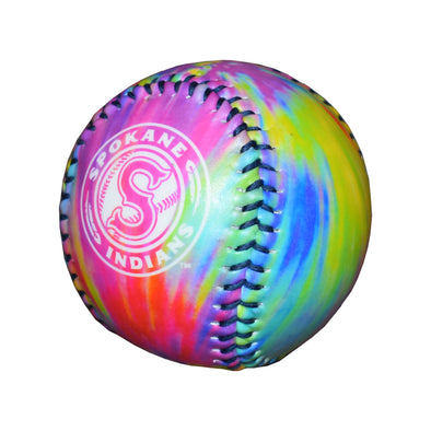 Spokane Indians Tie-Dye Baseball