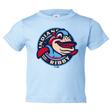 Spokane Indians Toddler Ribby Light Blue Tee