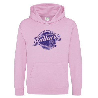 Spokane Indians Youth Pink Hooded Sweatshirt