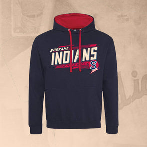Spokane Indians Navy Deadly Hoodie