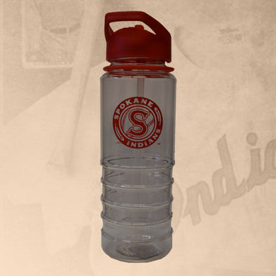 Spokane Indians Clear Sports Water Bottle
