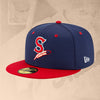Spokane Indians Fitted BP Navy Home Logo Cap