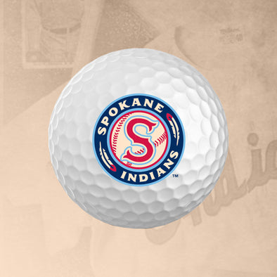 Spokane Indians Logo Golf Ball