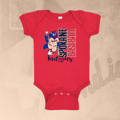 Spokane Indians Infant Creeper Red Shipped