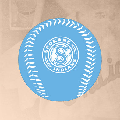 Spokane Indians Light Blue Baseball