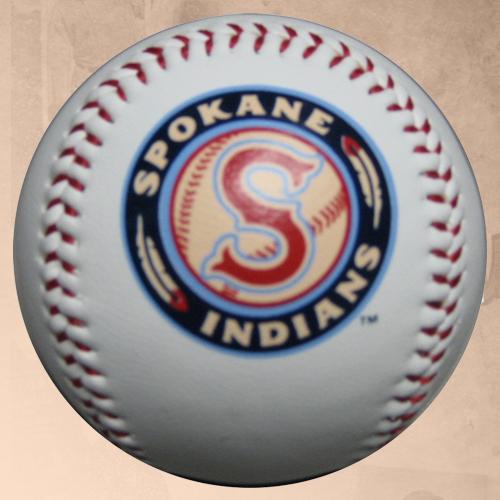 Spokane Indians Logo Mini Bat